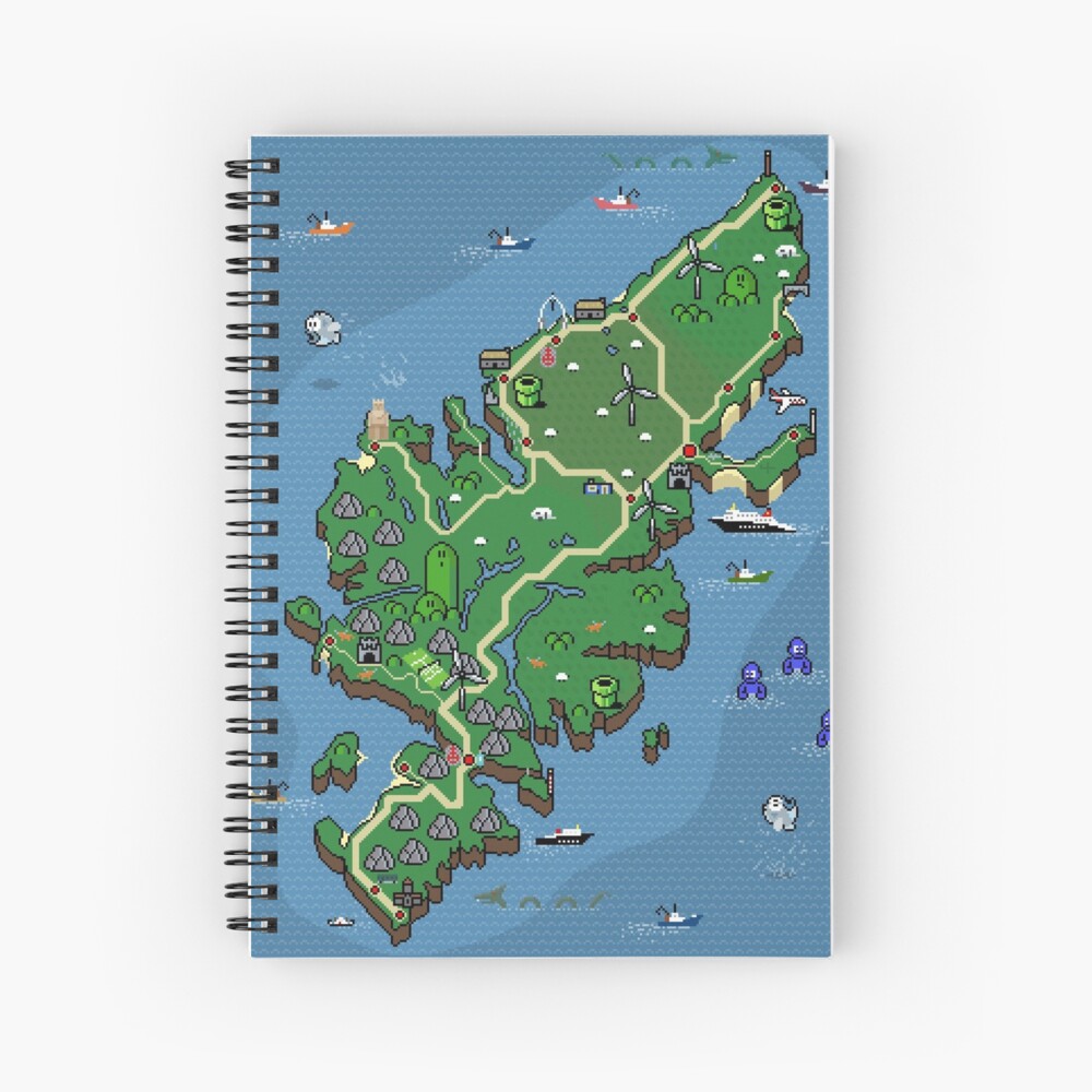 Item preview, Spiral Notebook designed and sold by TheRandomFactor.