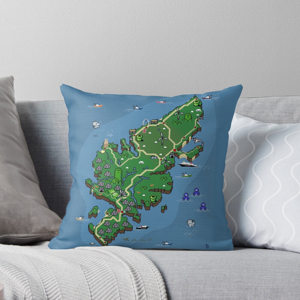 Item preview, Throw Pillow designed and sold by TheRandomFactor.