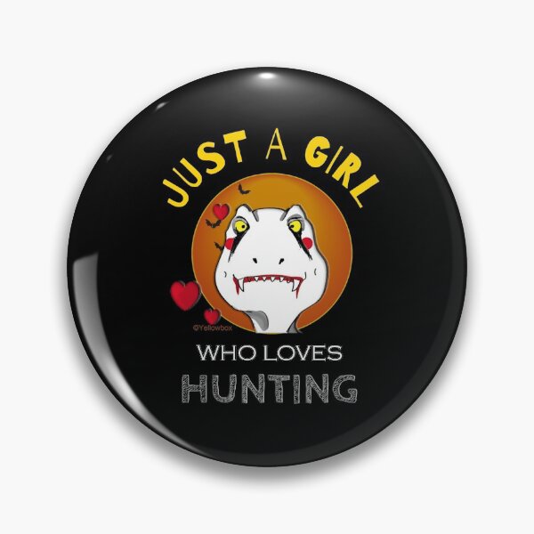 Item preview, JUST A GIRL WHO LOVES HUNTING - Yellowbox ink painting designed and sold by twyellowbox.