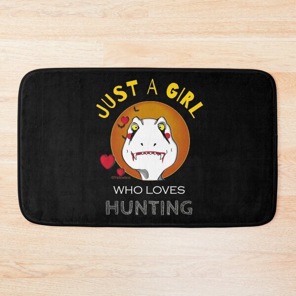 Item preview, JUST A GIRL WHO LOVES HUNTING - Yellowbox ink painting designed and sold by twyellowbox.
