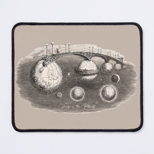Item preview, Bridge of The Planets (sepia) - Vintage designed and sold by OddVintage.