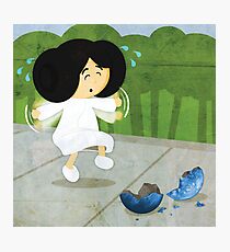 Star Wars babies - inspired by Princess Leia Photographic Print