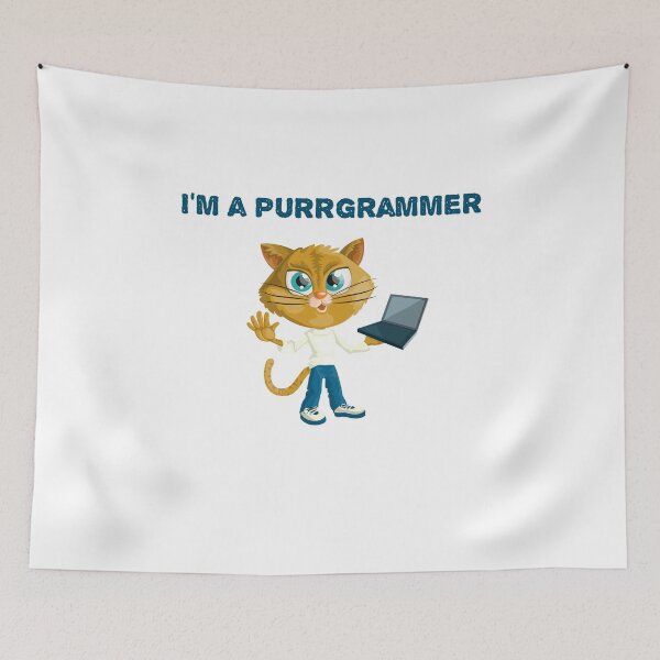 Item preview, I'm a purrgrammer designed and sold by Soukainadesign.