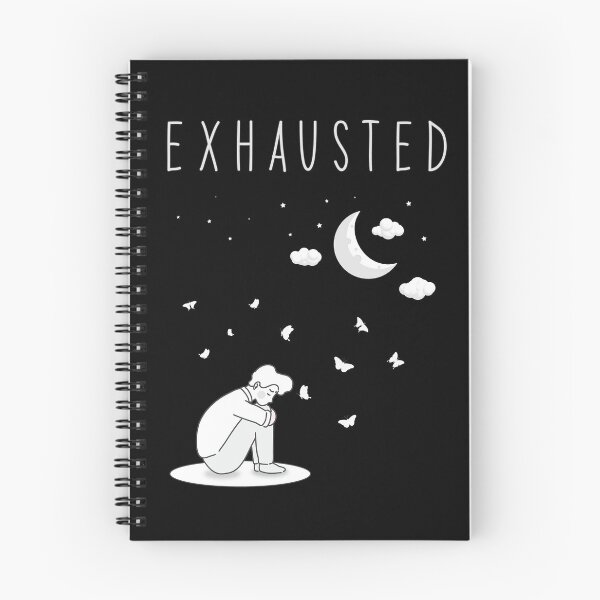 Item preview, Exhausted T shirt design designed and sold by T-Clouds.