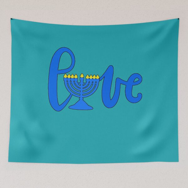 Item preview, Love Menorah Torah Happy Hanukkah Jewish Jew c designed and sold by Draculaura2009.