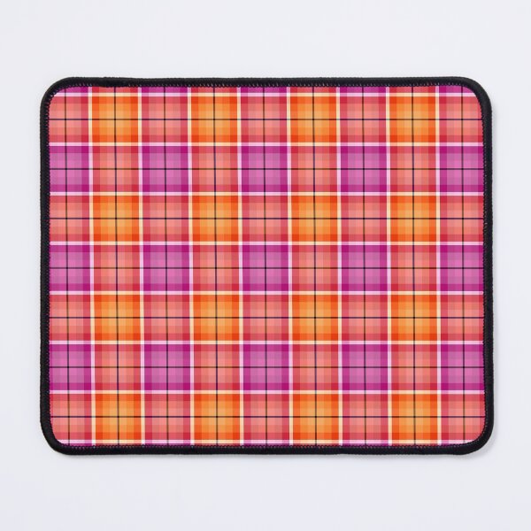 Artikelvorschau, Lesbian Pride Orange und Pink Plaid entworfen und verkauft von plaidwerx.