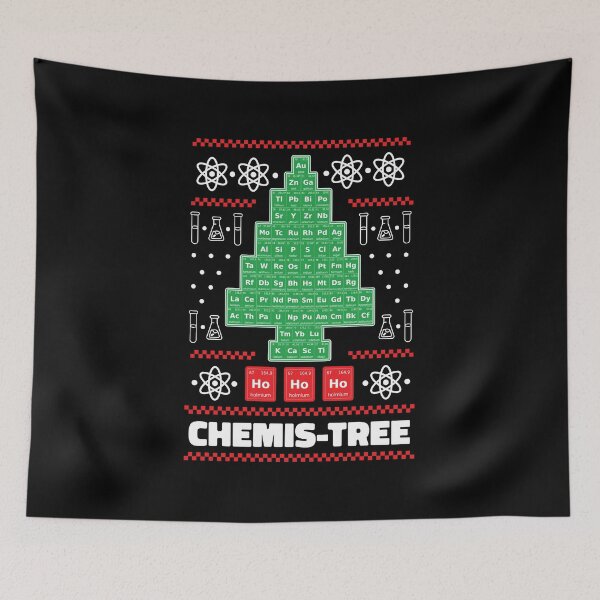 Item preview, Funny Chemistry Christmas / Science Holiday Periodic Table design designed and sold by CreatedByHeidi.