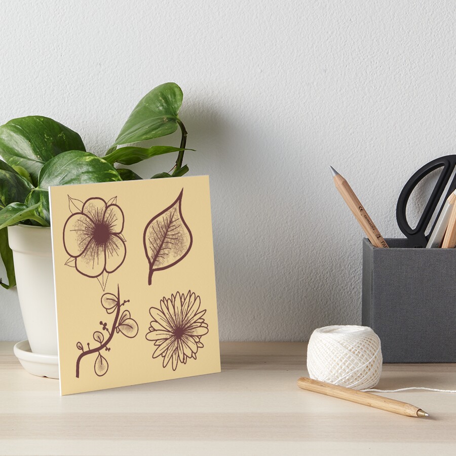 Item preview, Art Board Print designed and sold by FlopyFlop.