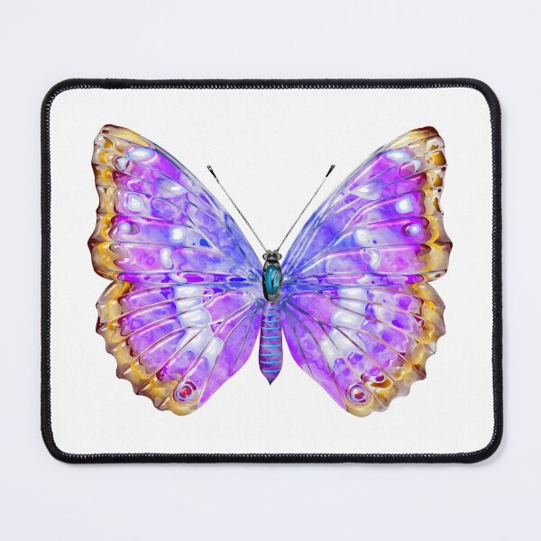 Item preview, Blue color tropical butterfly designed and sold by Elonium.