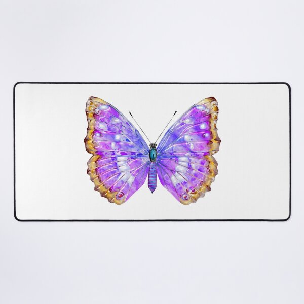 Item preview, Blue color tropical butterfly designed and sold by Elonium.