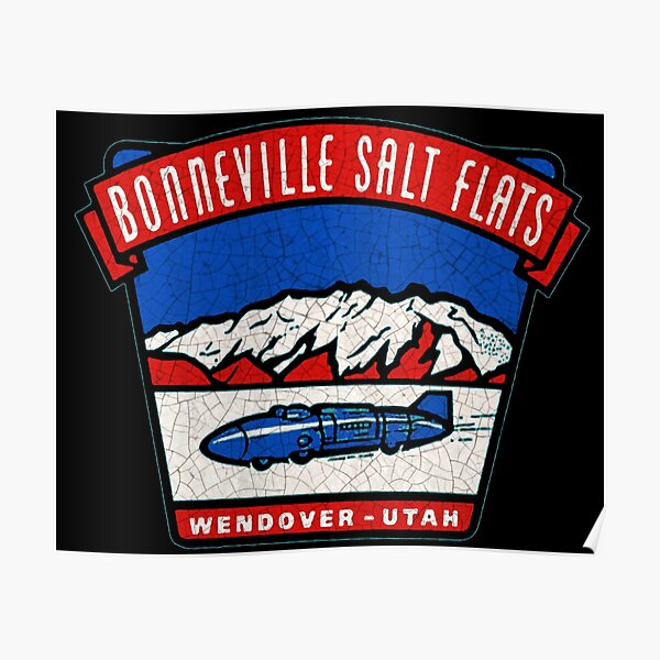 Bonneville Speedway Souvenir Utah Patch 