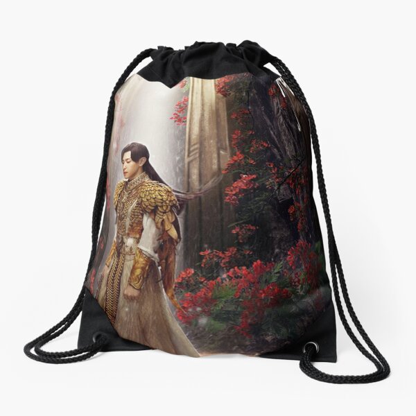 ashes of love Drawstring Bag