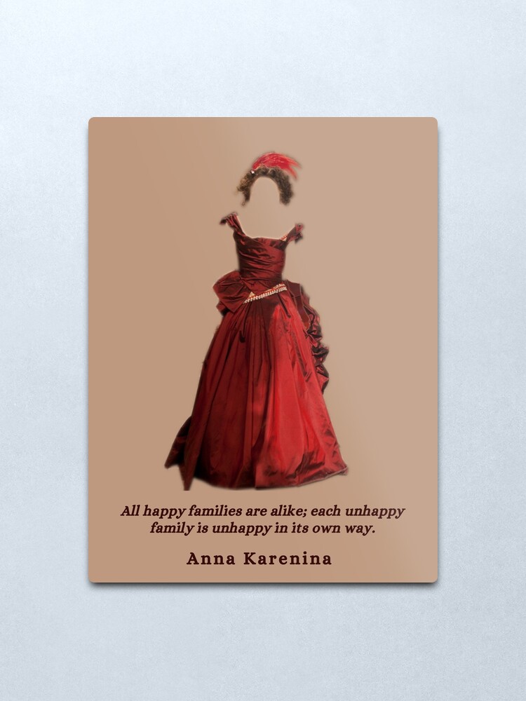 Lámina metálica «Anna Karenina» de stinkinggrey | Redbubble Lámina metálica «Anna Karenina» de stinkinggrey | Redbubble
