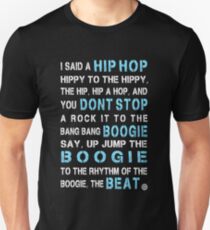 Sugar Hill Gang Rapper's Delight Hip Hop Lyrics Unisex T-Shirt