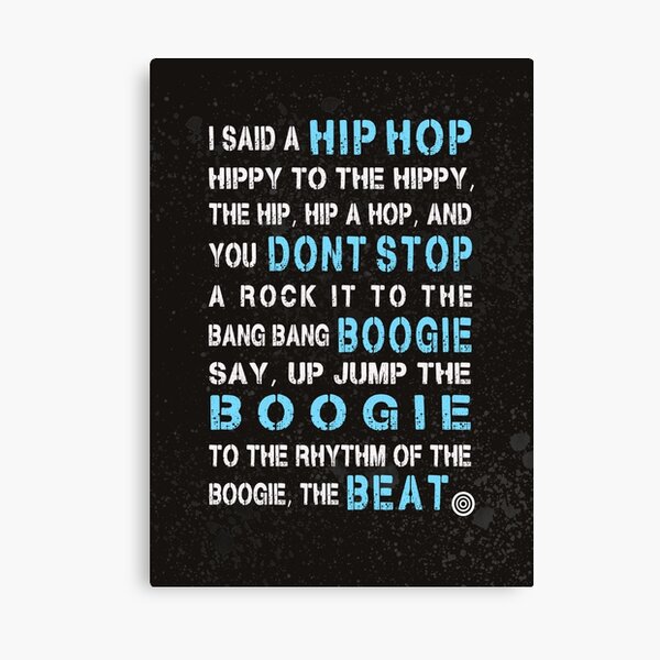 Hip Hop Quotable Hip Hop Lyrics Inspirational Wall Art 