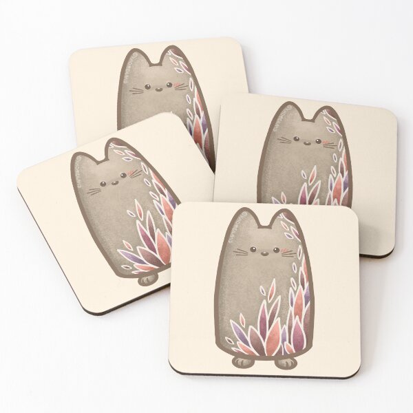 Item preview, Cat with with Sharp Crystal Pattern designed and sold by Khotekmei.