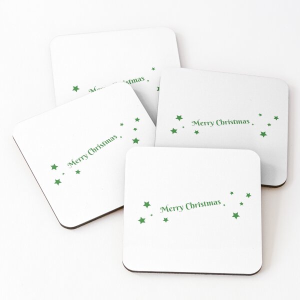 Item preview, Merry Christmas in green with stars designed and sold by greatnorris.
