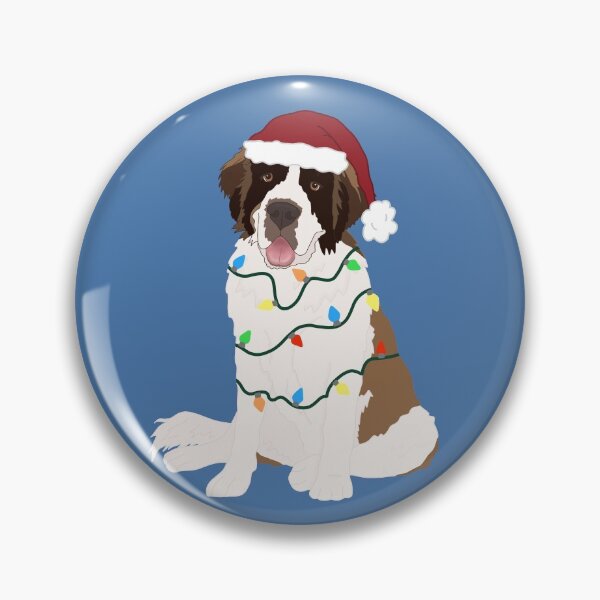 Item preview, Christmas Saint Bernard Pattern  designed and sold by KantstandyaC.
