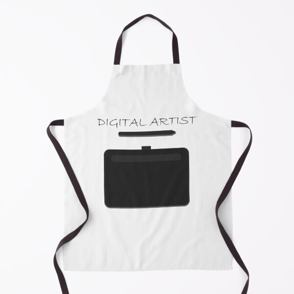 Aperçu de l'œuvre Tablette à dessin avec texte "Digital Artist" créée et vendue par ramezamr.