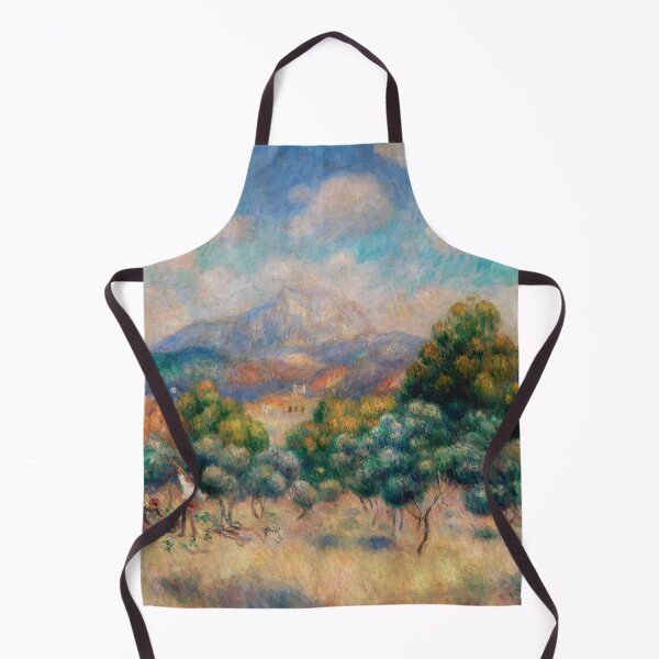 Item preview, Impressionist Painting Mount of Sainte-Victoire (1888–1889) by Pierre-Auguste Renoir designed and sold by Designedbysm.