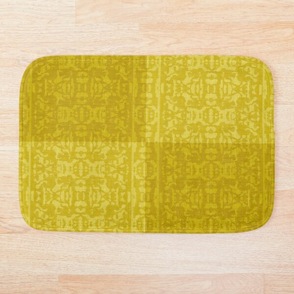 Artikelvorschau, Goldenes gewebtes Ikat-Patchwork entworfen und verkauft von ZENDYtechSTYLE.