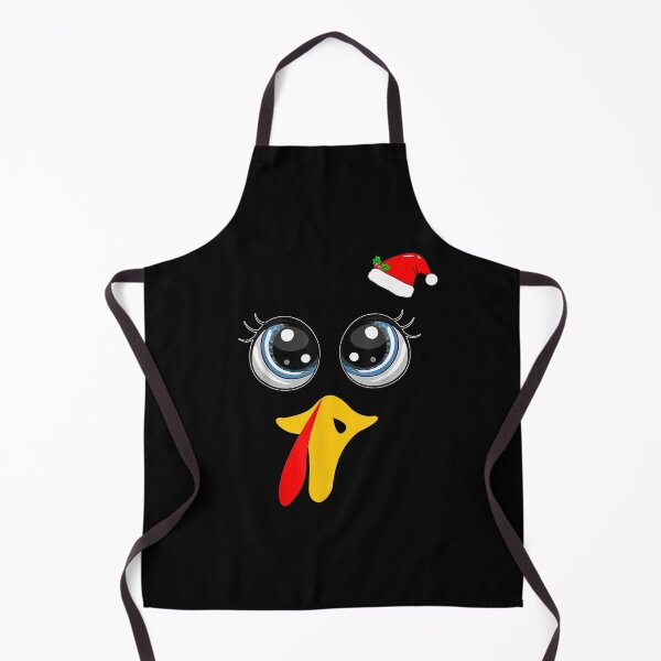 Item preview, Thanksgiving Turkey Face With Santa Hat Matching Family Xmas designed and sold by Delores Kinder.
