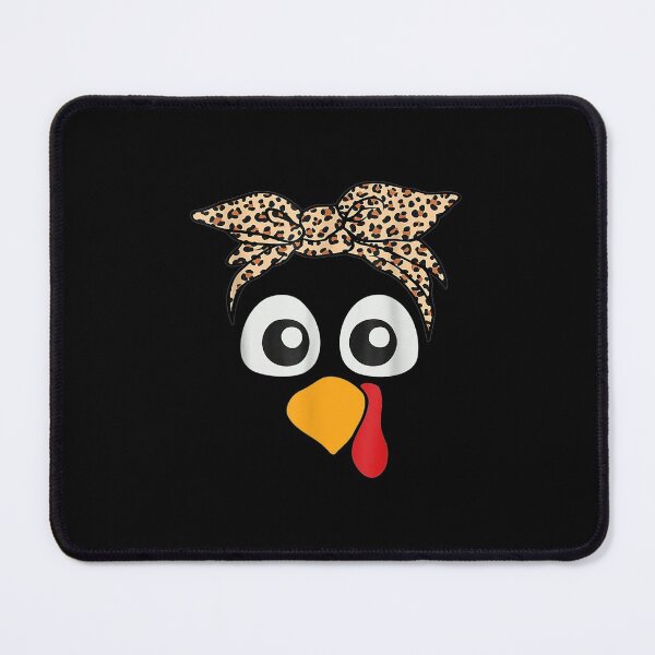 Item preview, Turkey Face Leopard Headband Womens Thanksgiving Pilgrim designed and sold by Delores Kinder.