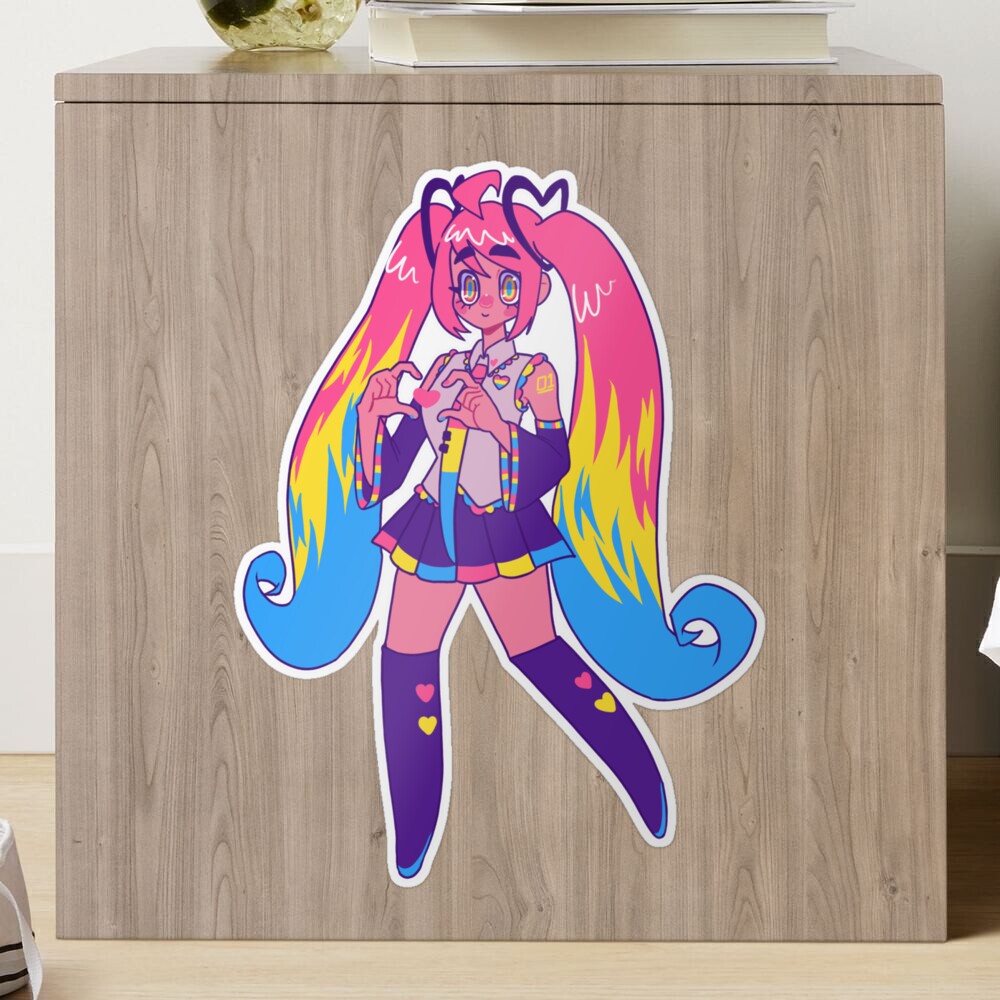 VOCALOID Hatsune Miku LGBT Pride Vinyl Stickers: Gay, Lesbian, Pan, Bi,  Ace, Nonbinary, Trans, 3in -  Israel