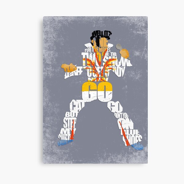 Elvis Song Lyrics Canvas Prints Redbubble