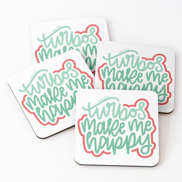Item preview, Turbos Make Me Happy - Mint / Red designed and sold by TswizzleEG.
