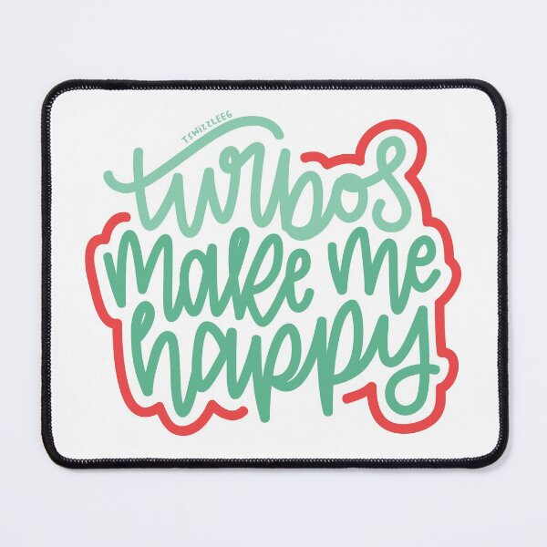 Item preview, Turbos Make Me Happy - Mint / Red designed and sold by TswizzleEG.