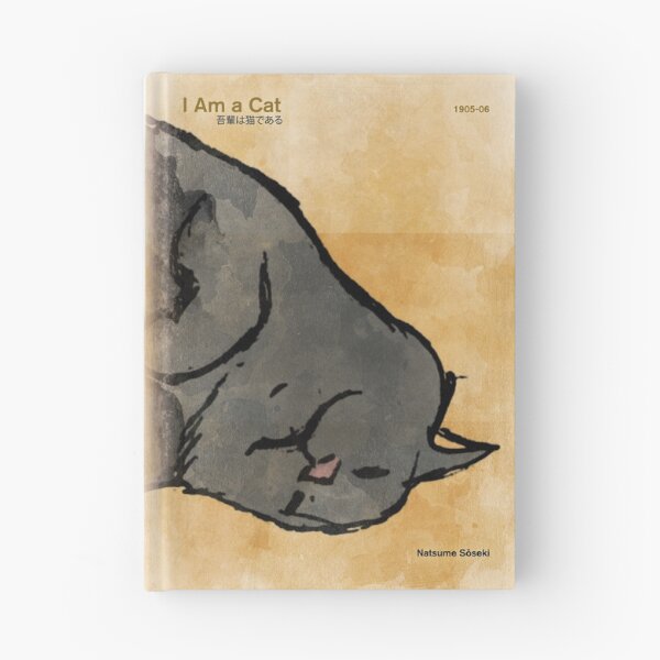 Item preview, I Am a Cat by Natsume Sōseki Literary Art for Book Lovers designed and sold by RedHillPrints.