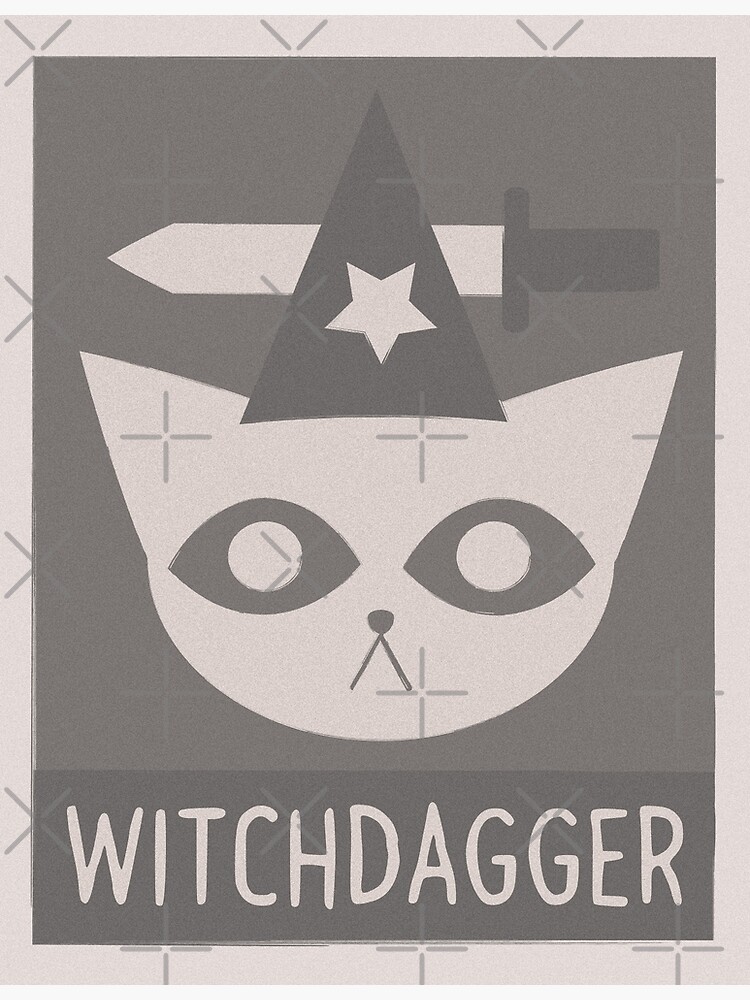 Disover "WITCHDAGGER" - Night in the Woods print Premium Matte Vertical Poster