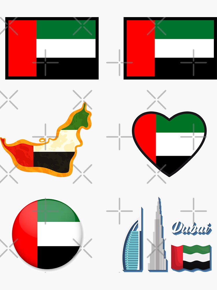 "UAE Flag" Sticker for Sale by infazbdeen Redbubble