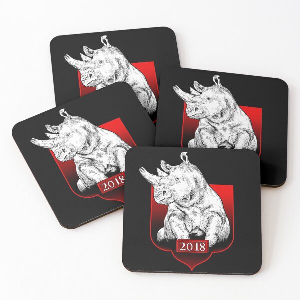 Item preview, Extinct - in memorium (black and red illustration) designed and sold by Anicatattoos.