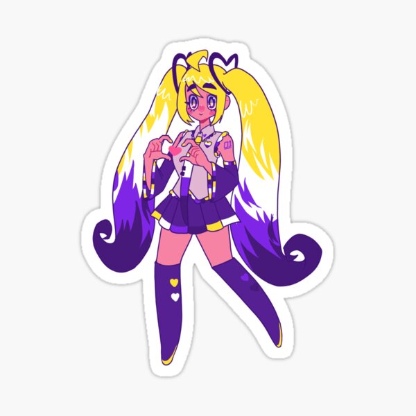 VOCALOID Hatsune Miku LGBT Pride Vinyl Stickers: Gay, Lesbian, Pan, Bi,  Ace, Nonbinary, Trans, 3in -  Israel