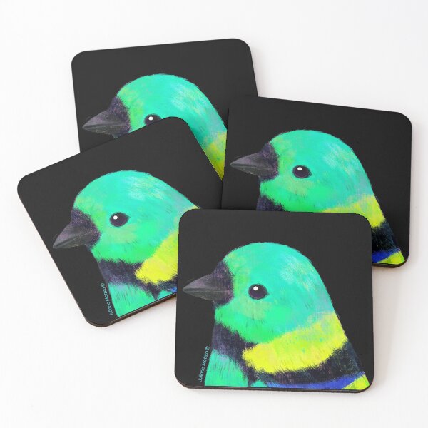 Item preview, Green Headed Tanager Bird designed and sold by julianamotzko.