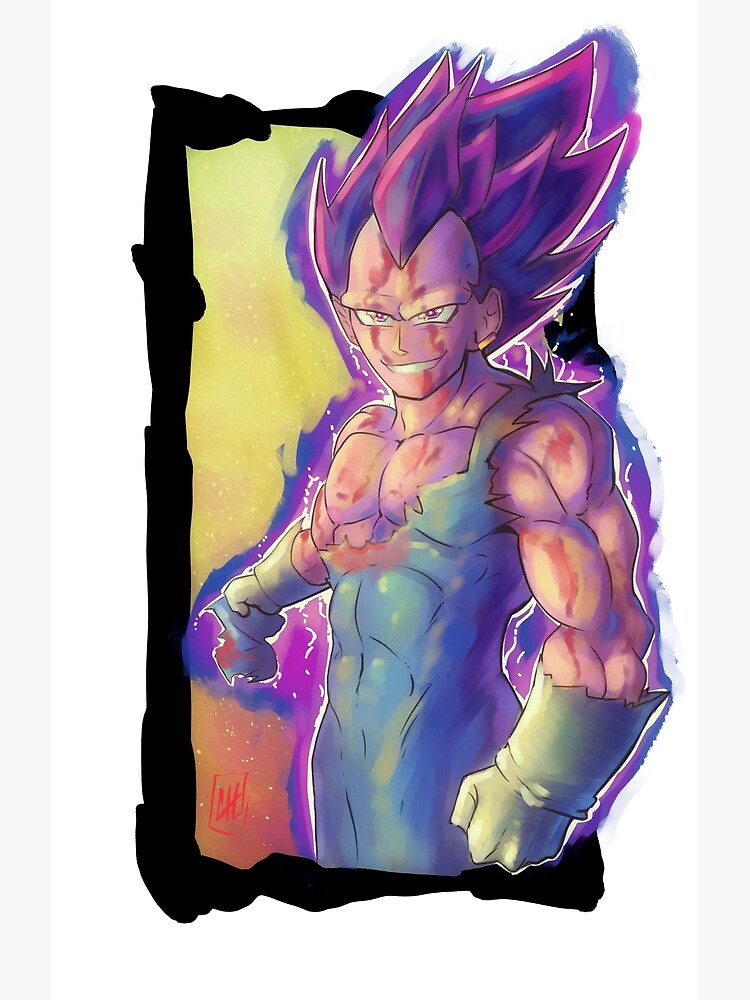 Vegeta Ultra Ego (no background) Canvas Print for Sale by