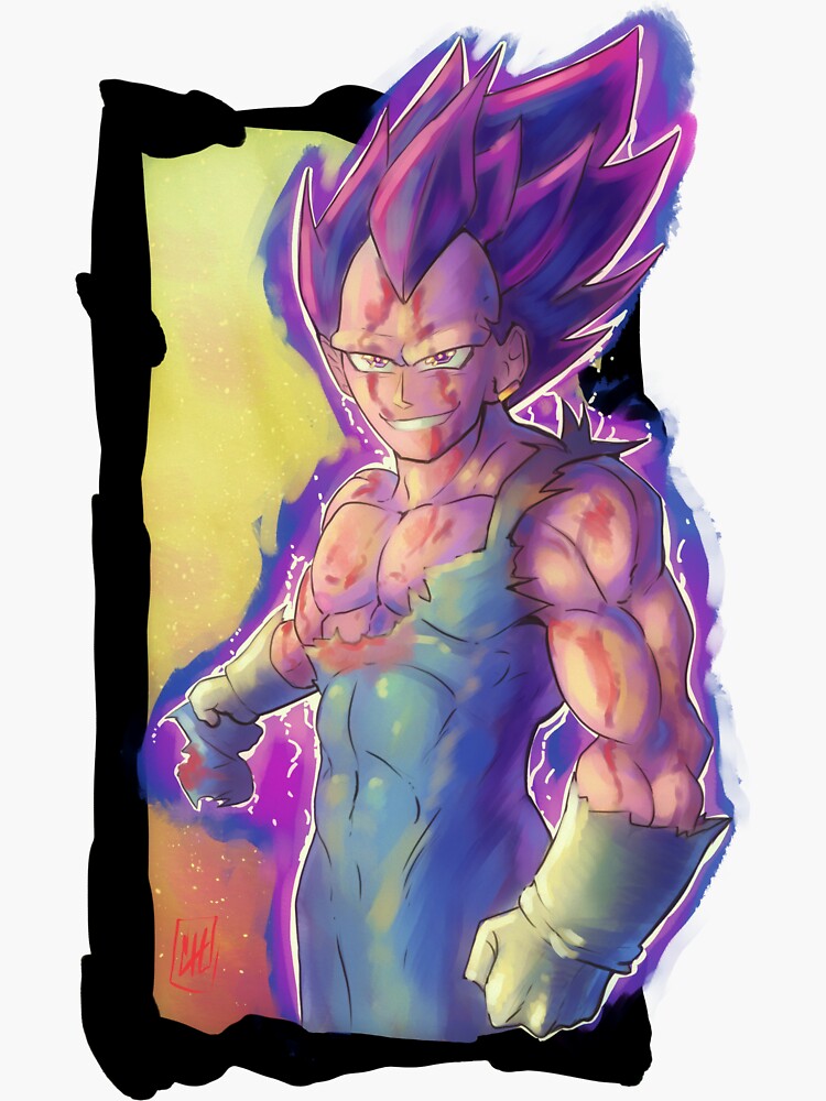 Majin Vegeta SSJ2 Battle Damaged, Fanart