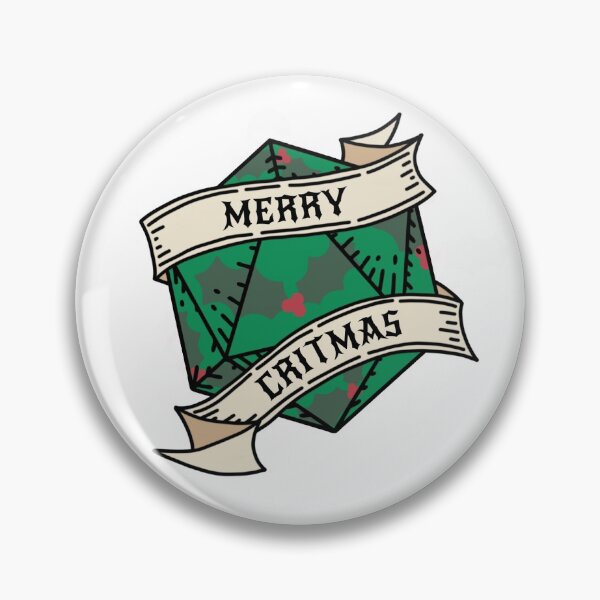 Item preview, Merry Critmas Holly d20 designed and sold by CritHappensDice.