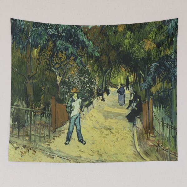 Item preview, Entrance to the Public Park in Arles-Vincent van Gogh designed and sold by LumiereSasha.