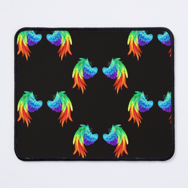 Item preview, Rainbow Angel Wings, Colorful Feathers Design designed and sold by Constant Readers.