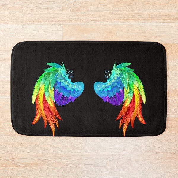 Item preview, Rainbow Angel Wings, Colorful Feathers Design designed and sold by Constant Readers.