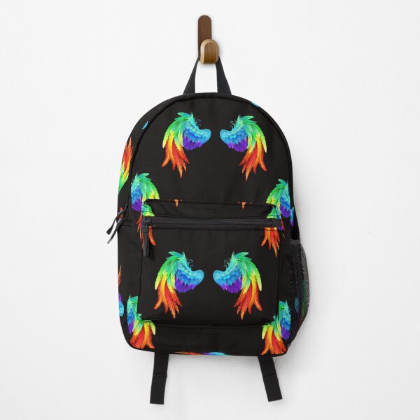 Item preview, Rainbow Angel Wings, Colorful Feathers Design designed and sold by Constant Readers.