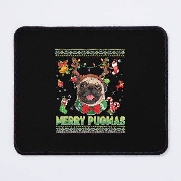 Item preview, Merry Pugmas Pug Dog Christmas Lights Xmas Sweater Ugly Gift designed and sold by Delores Kinder.