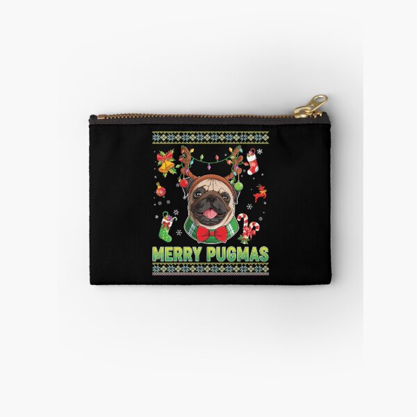 Item preview, Merry Pugmas Pug Dog Christmas Lights Xmas Sweater Ugly Gift designed and sold by Delores Kinder.
