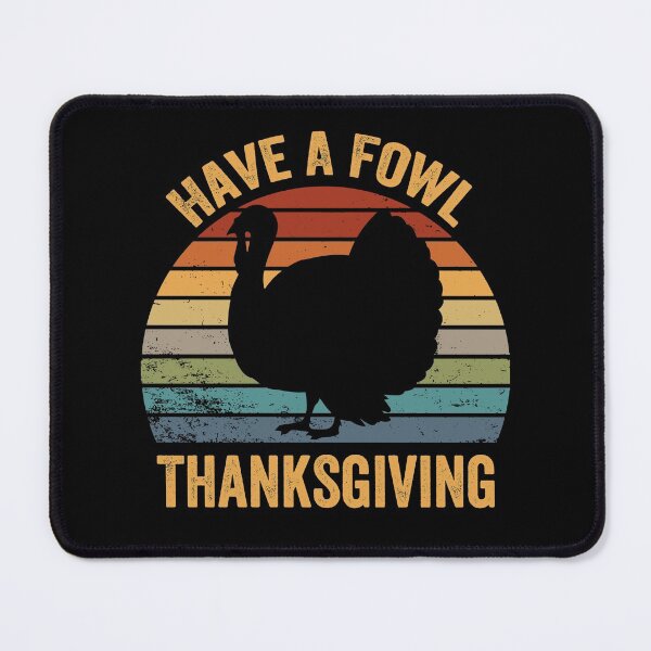 Item preview, Have A Fowl Thanksgiving Funny Turkey Trot Vintage Retro for men or women, girls or boys designed and sold by NiceSpot.