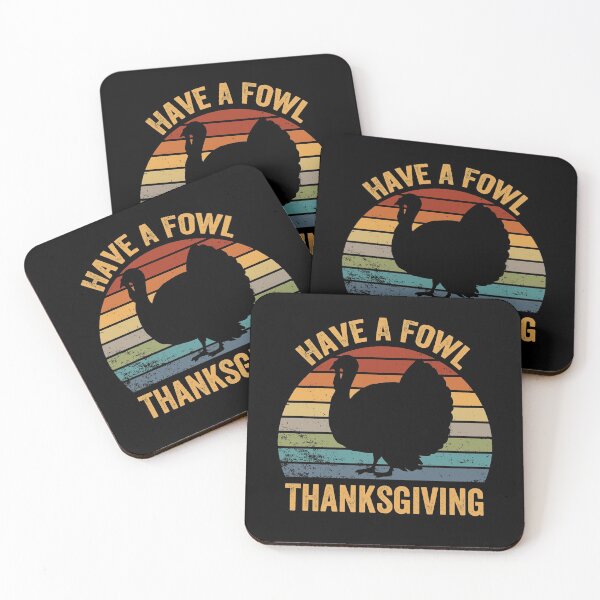Item preview,  Have A Fowl Thanksgiving Funny Turkey Trot Vintage Retro for men or women, girls or boys designed and sold by NiceSpot.