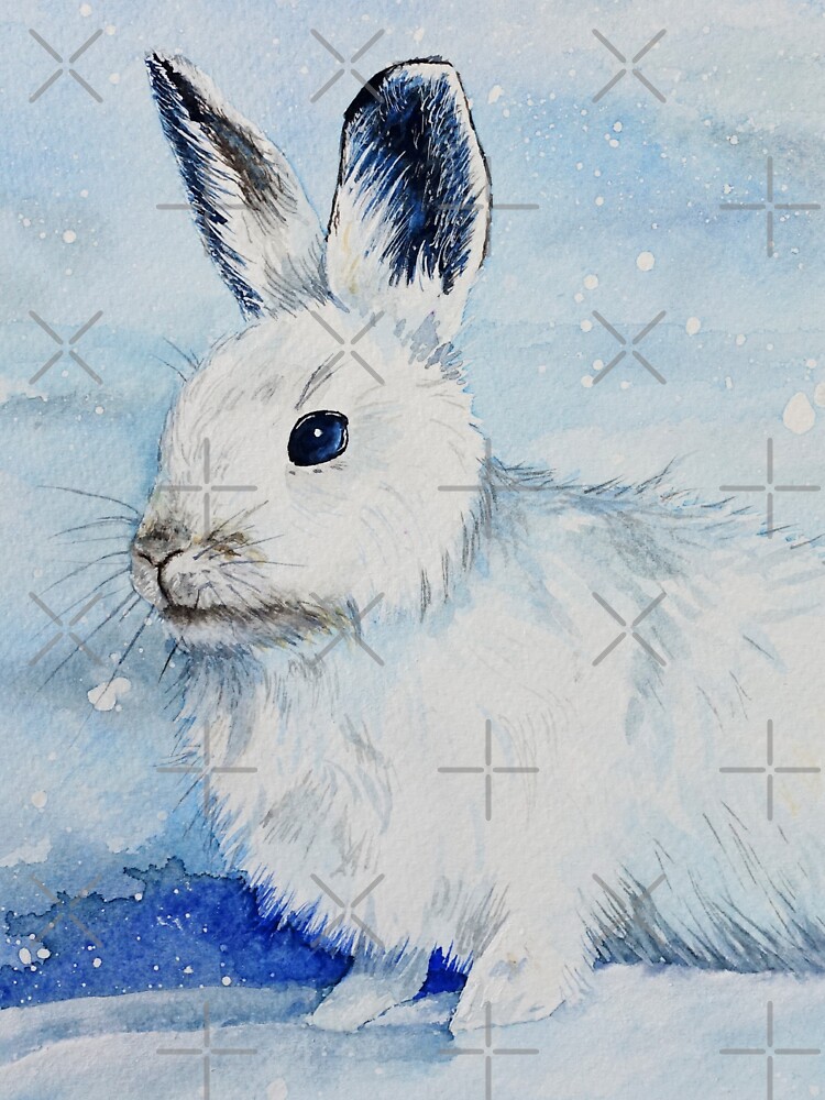 Snowshoe Hare by BethanyMilam