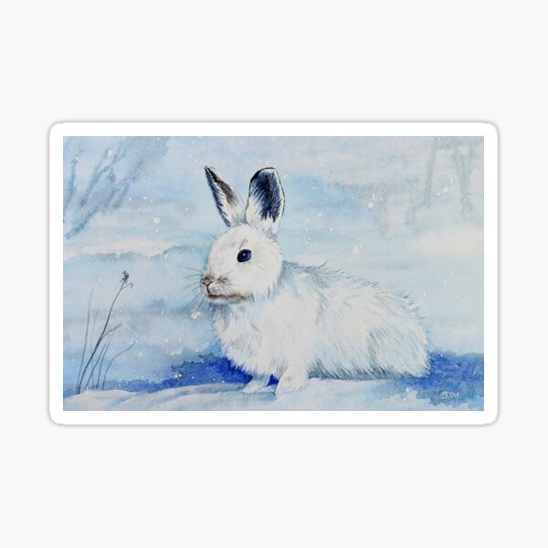 Snowshoe Hare Sticker